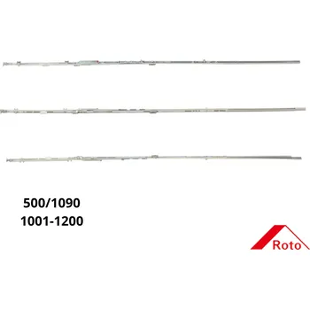 Dveřní kování Křídlové nůžky OS Roto NT Šířka křídla (mm): 1001 - 1200, Velikost nůžek: 500/1090, Počet čepů / Typ čepů: 1 / E 260212