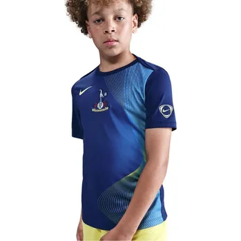 Nike Tottenham Hotspur Third Pre-Match Shirt 2025 2026 Juniors Blue/Yellow 9-10 let