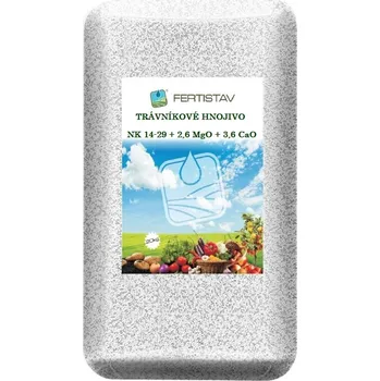 Hnojivo FERTISTAV Trávníkové hnojivo NK 14-29 + 2,6 MgO + 3,6 CaO 20 kg