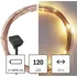 Vánoční světelný řetěz EMOS D3ZW01 nano řetěz 120 LED teplá bílá