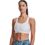 Dámská sportovní podprsenka s výztuží Under Armour CROSSBACK MID BRA W bílá 1361034-100 - XL | UK 1,5 | US 2