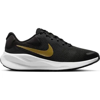 Dámská běžecká obuv Dámská běžecká obuv Nike REVOLUTION 7 W 9.5 Černá, Zlatá, Bílá
