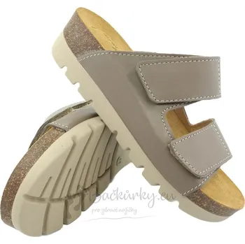 Dámské pantofle Pantofle Protetika ORS T 21 hnědá vzor 41 - vel. 39