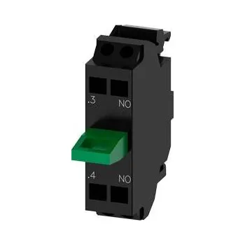 přepínač Siemens 3SU1400-2AA10-3BA0 kontaktní modul 1NO pružinová svorka upevnění na dno