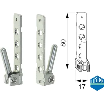 Příslušenství k oknu Spodní pant rámový Maco pro PVC do 100 kg 52483