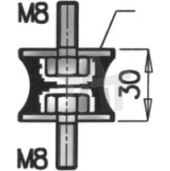 Držák - výfukový systém DINEX DIN21822