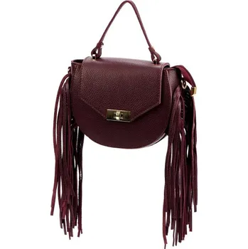 Kabelka Kožená kabelka Luka 25-065 DOLLARO - bordo