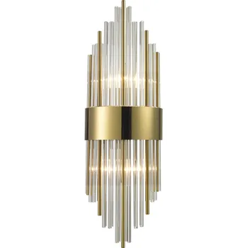 Nástěnné svítidlo Zlaté nástěnné svítidlo DRACO-S 45 cm moderní glamour do obýváku a ložnice Step into Design