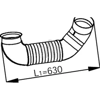 Výfuková trubka Výfuková trubka DINEX DIN53133