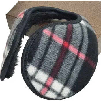Zimní čelenka Zimní sluchátka na uši - kostka černá