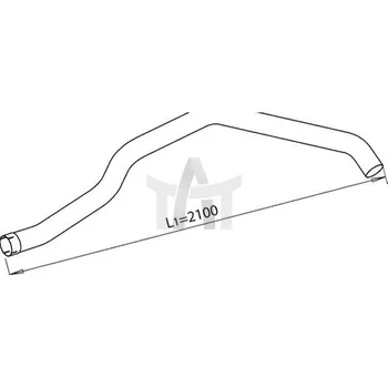 Výfuková trubka Výfuková trubka DINEX DIN48111
