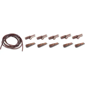 Anaconda Jungle Quick Lock Safety Lead Clip Power Pack jungle hnědá 5ks