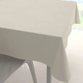 ubrus Velký dekorační čtvercový ubrus BKU-110 Slonová kost 150x150 cm