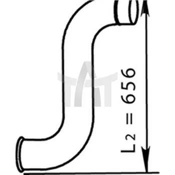 Výfuková trubka Výfuková trubka DINEX DIN66214