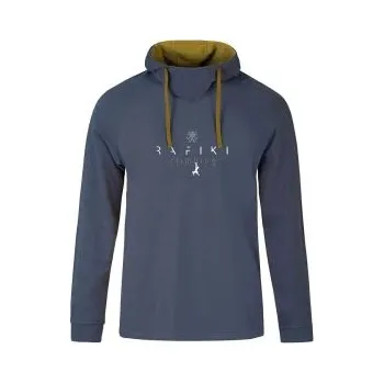 Pánská mikina RAFIKI TRAVERSE india ink (tobaco) XL; Modrá mikina + DÁREK DLE VÝBĚRU!