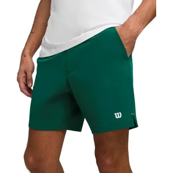 Pánské kraťasy Pánské tenisové kraťasy Wilson Team Short 7" - courtside green Zelený (L)