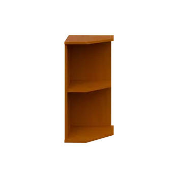 Policová skříň TZ 2 - 3 kancelářská skříň rohová, pravá, 750x360x400, třešeň šumavská