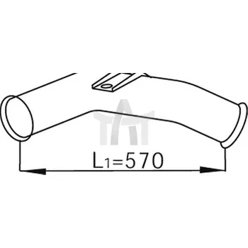 Výfuková trubka Výfuková trubka DINEX DIN68241