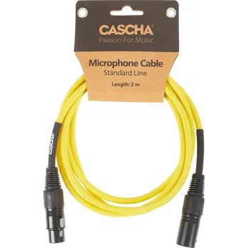 Audio kabel Cascha Standard Line Mic Cable Yellow 2m + prodloužená záruka 3 roky