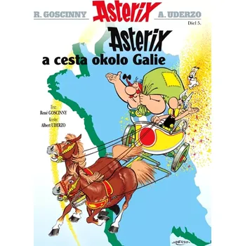 Cizojazyčná kniha Asterix V - Cesta okolo Galie (Goscinny René, 2025)