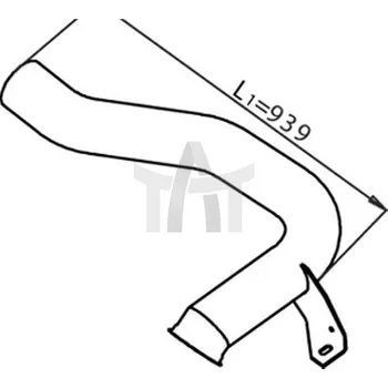 Výfuková trubka Výfuková trubka DINEX DIN22158