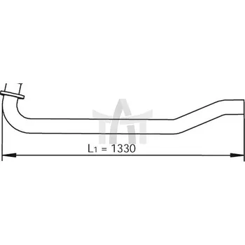 Výfuková trubka Výfuková trubka DINEX DIN47104