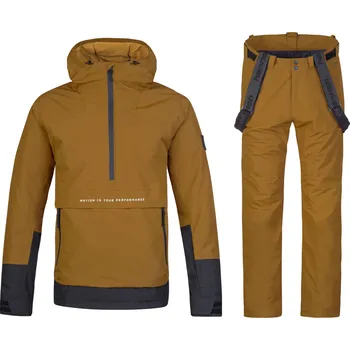 Pánský lyžařský komplet Patty FD Golden brown/anthracite XXL + Slater FD Golden brown XXL
