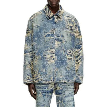 Pánská casual bunda BUNDA DIESEL D-IVAR-FSG1 JACKET BLUE