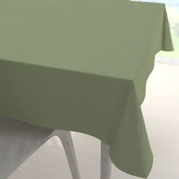 ubrus Velký dekorační čtvercový ubrus BKU-118 Šedozelený 150x150 cm