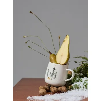 Sinsay - Hrnek s tečkami a vánočním potiskem stromečků - vícebarevná - 884FM-MLC - 884FM-MLC-ONE