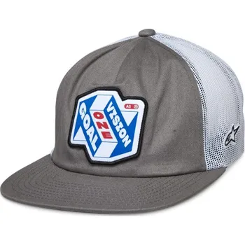 Kšiltovka Kšiltovka THAT WAY TRUCKER, ALPINESTARS (šedá/bílá)