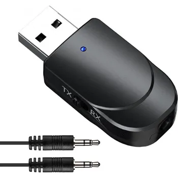 Bluetooth adaptér Interlook KN330 | Bluetooth 5.0 mini adaptér | Přijímač a vysílač Černý