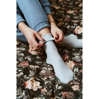 Pánské ponožky Dámské žebrované ponožky Steven art.062, 35-40 tmavě bordó 38-40