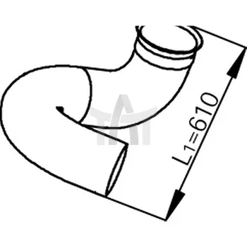 Výfuková trubka Výfuková trubka DINEX DIN81138