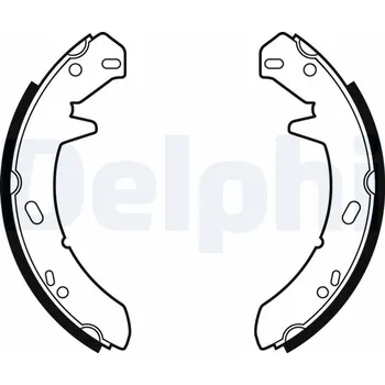 Brzdová čelist Sada brzdových čelistí DELPHI LS1867