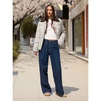 Dámské tričko Sinsay - Tričko s dlouhými rukávy - krémová - 719EU-01X - 719EU-01X-S