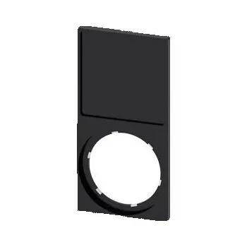 přepínač Siemens 3SU1900-0AQ10-0AA0 "Label holder, 22mm, frame rectangular at the bottom, black, for labeli