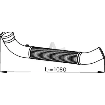 Výfuková trubka Výfuková trubka DINEX DIN68505