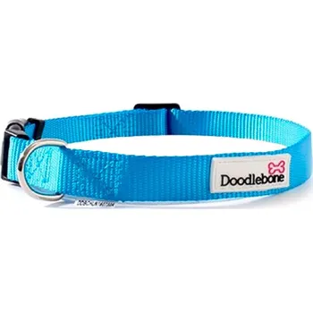 Obojek pro psa Doodlebone Obojek Neon Blue Velikost: L