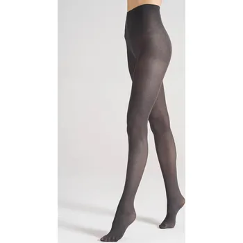 Dámské punčochy Černé neprůhledné punčochy Veneziana Samantha 40 den Velikost: L, Barva: Černá