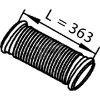Výfuková trubka Výfuková trubka DINEX DIN82202