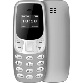 Mobilní telefon Mobilní telefon miniaturní BM10 2SIM 68mm šedý