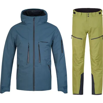 Pánská bunda Pánský lyžařský komplet Chandler Orion blue S + Wiel Moss S