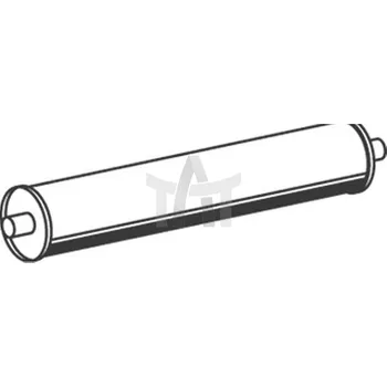 Tlumič výfuku Střední tlumič výfuku DINEX DIN50326