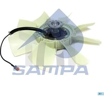 Chladič motoru Větrák. chlazení motoru SAMPA 041.414-01