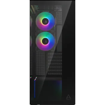 ARCTIC skříň Xtender / E-ATX / 2x120mm ARGB fan / 2xUSB / USB-C / zrcadlové sklo / černá