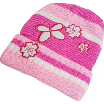 Rukavice Dětská dívčí čepice, vhodná pro děti od 1 do 4 let - t.růžová