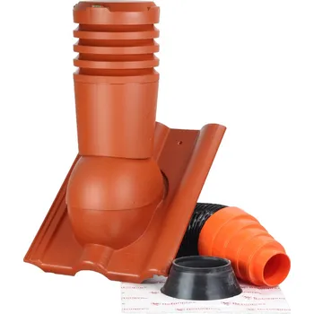 Betonpres Odvětrávací komplet DN 125 mm cihlově červený