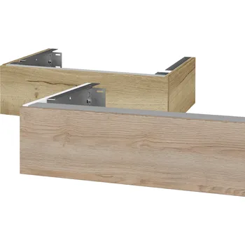 Dřevojas Doplňková skříňka pod desku DSD SZZ 70 (výška 20 cm) - N01 Bílá lesk / D17 Colorado