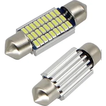 Auto-moto Rabel LED autožárovka 36 mm Canbus 27 smd 3014 C5W C10W C15W SV8,5 bílá + stabilizátor